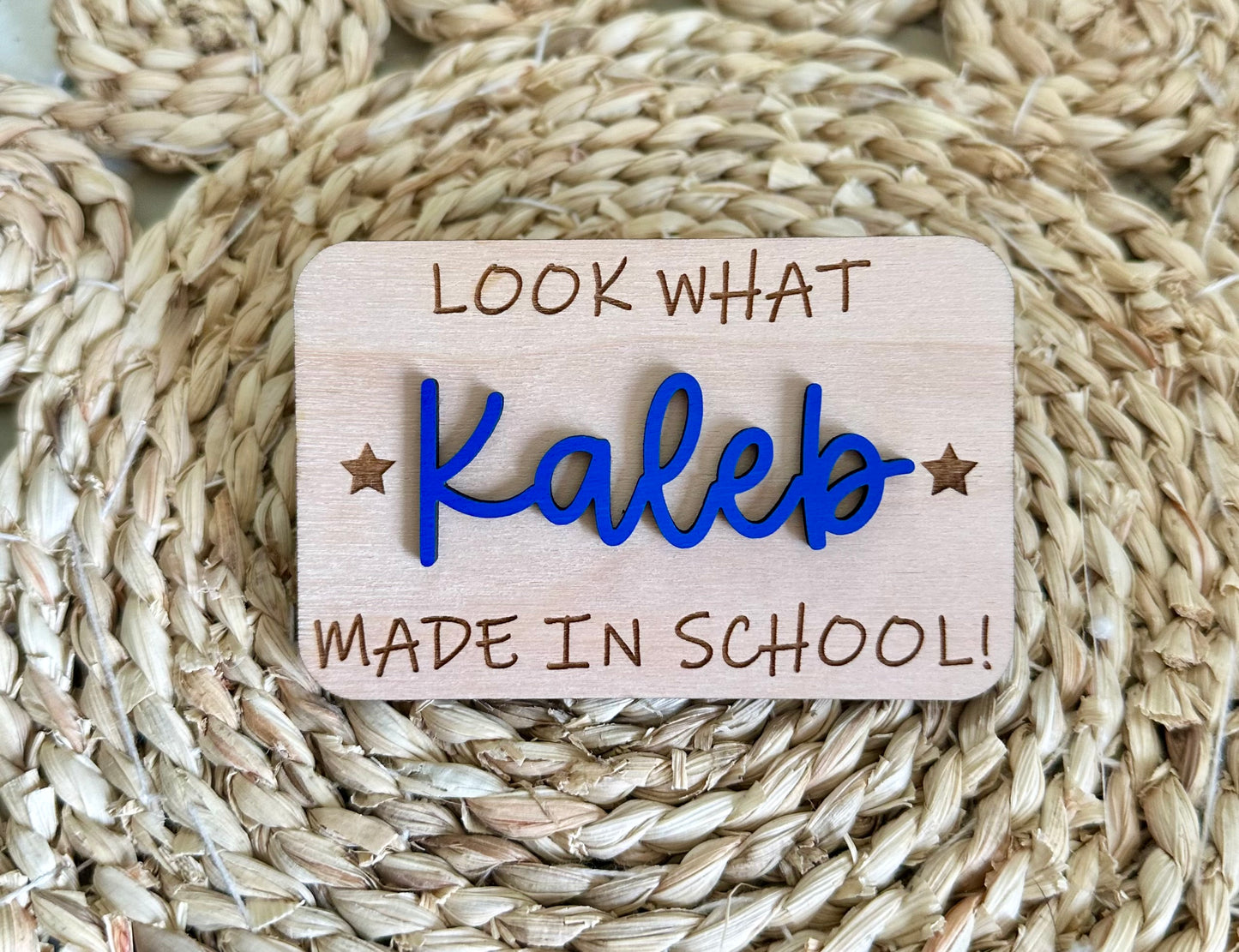 Personalized Look What I Made Magnet