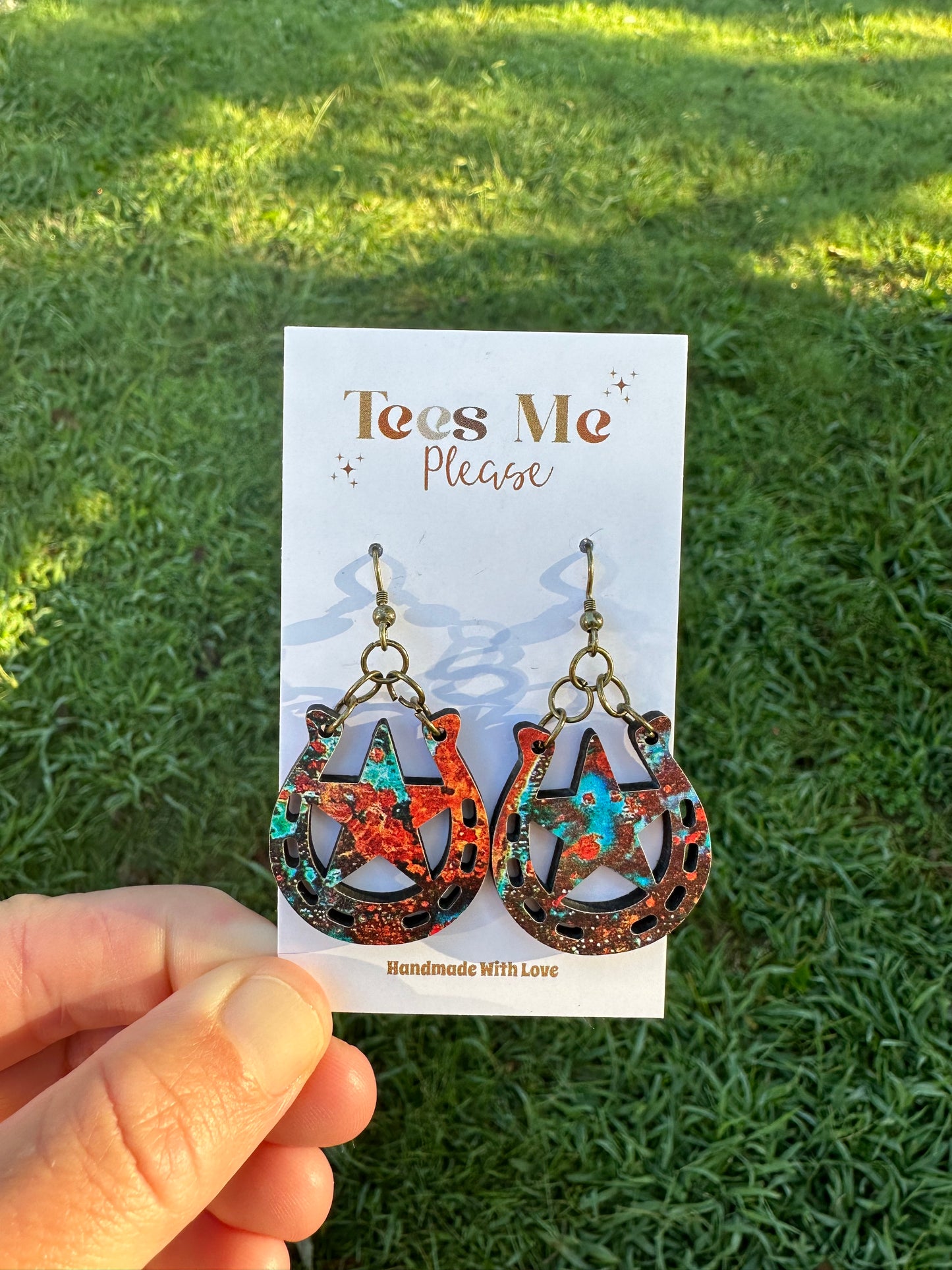 Western Horseshoe Earrings