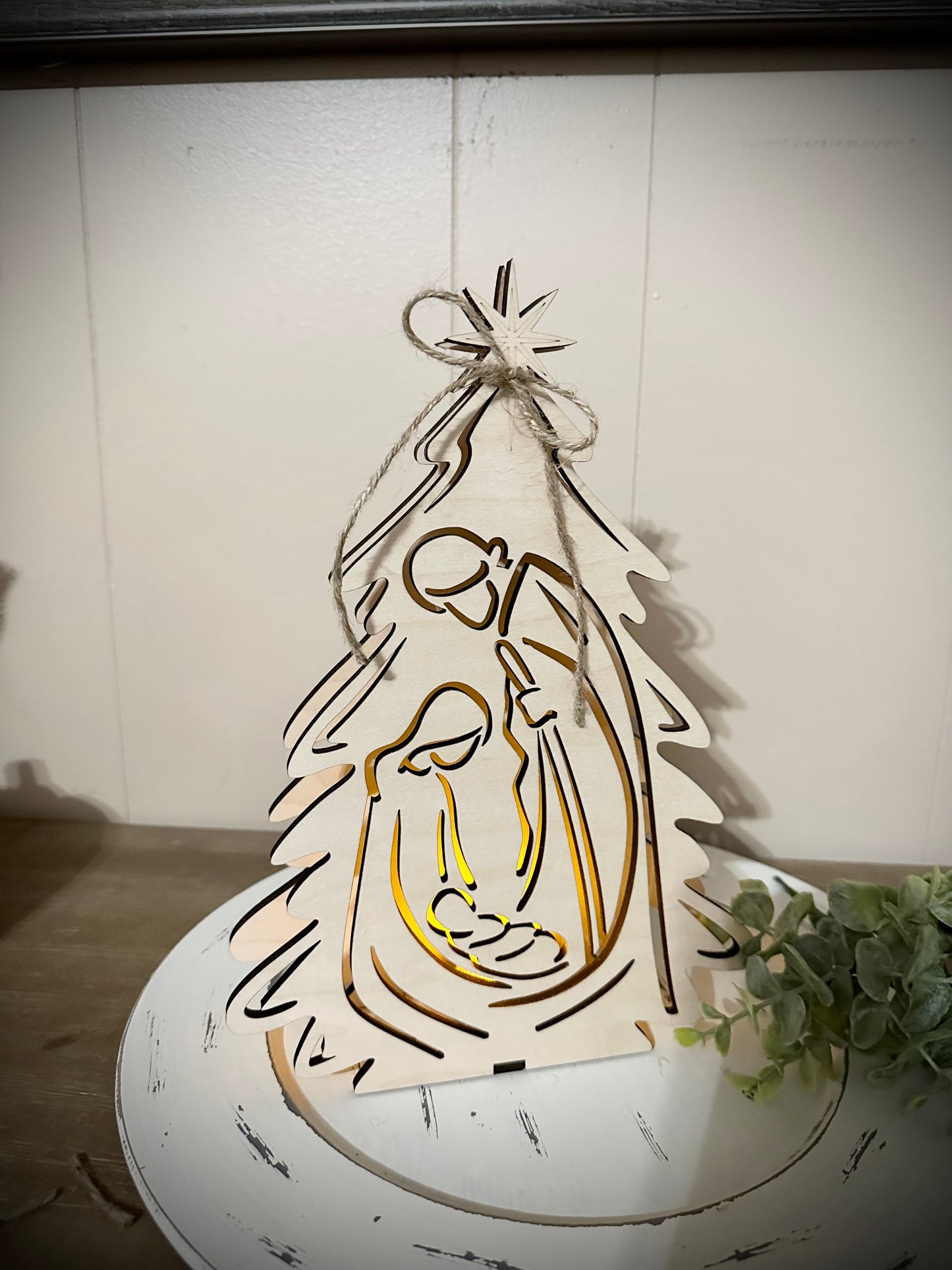 Nativity Votive Holder