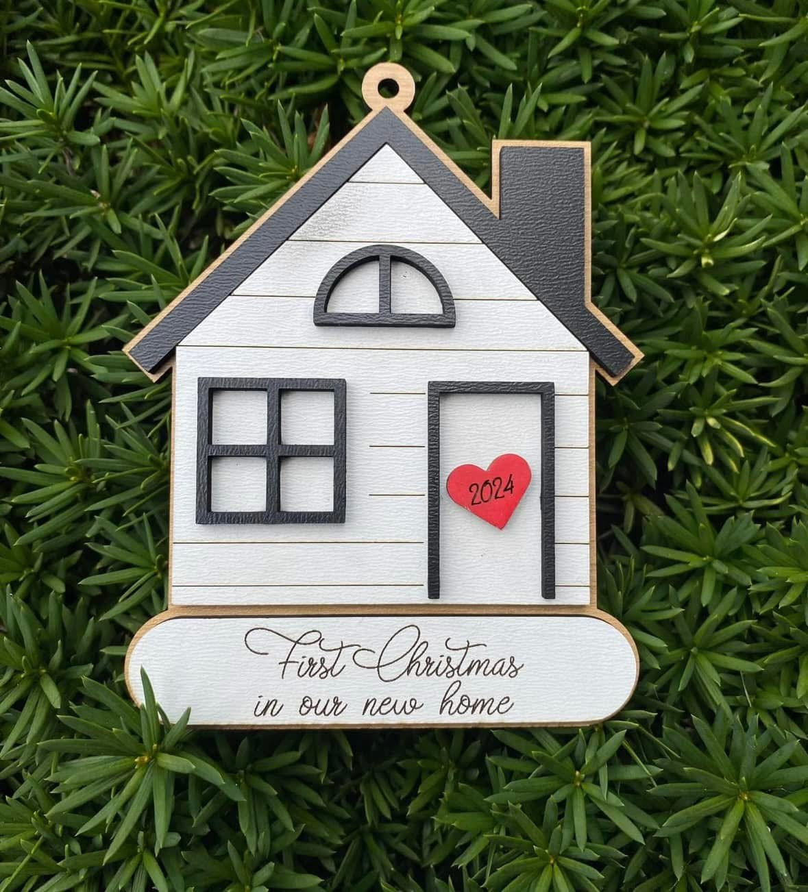 First Christmas in our New Home Ornament
