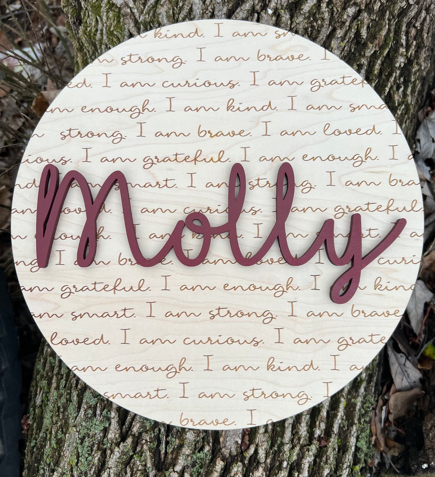 Personalized Affirmation Sign