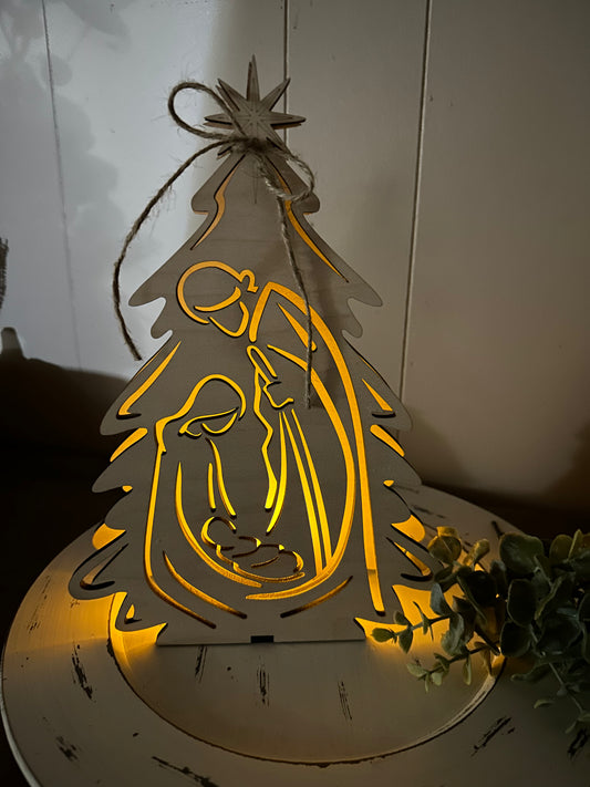 Nativity Votive Holder