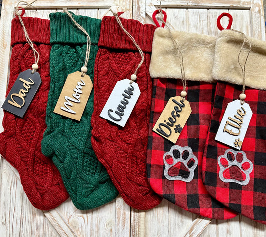 Personalized Stocking Tags