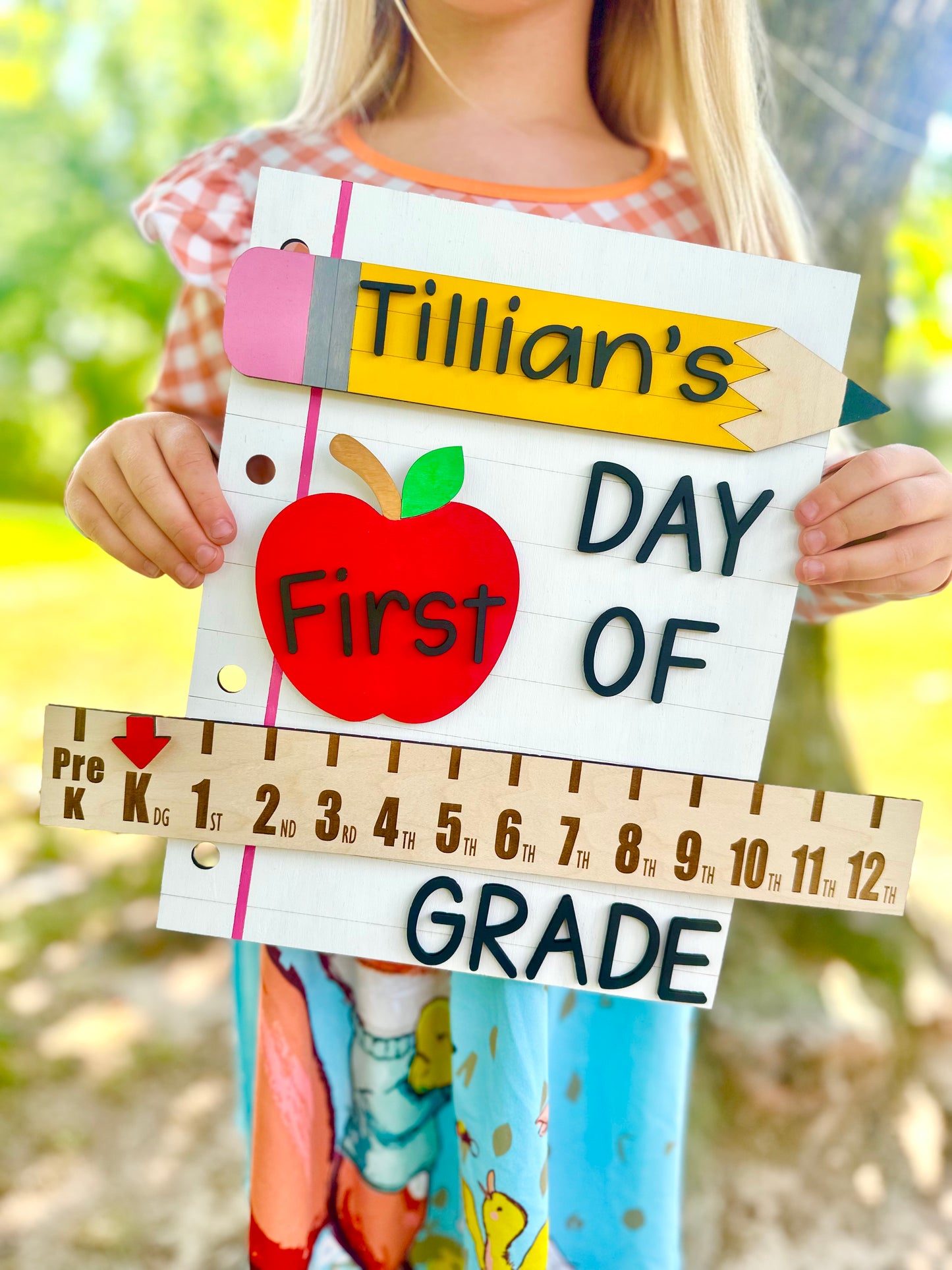 Interchangeable Back To School Sign