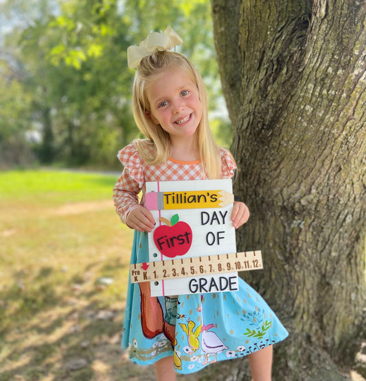 Interchangeable Back To School Sign