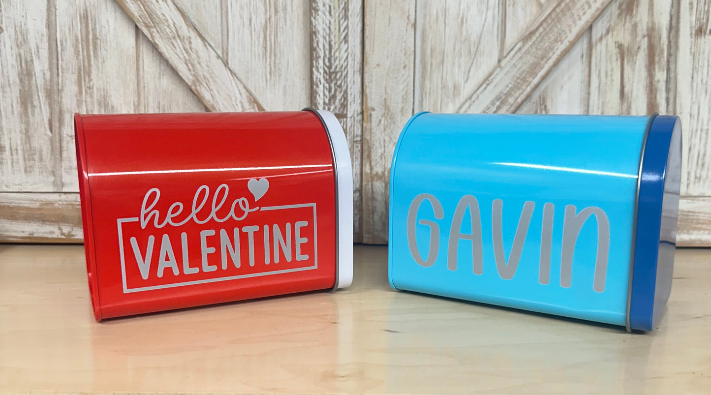 Personalized Valentine Box