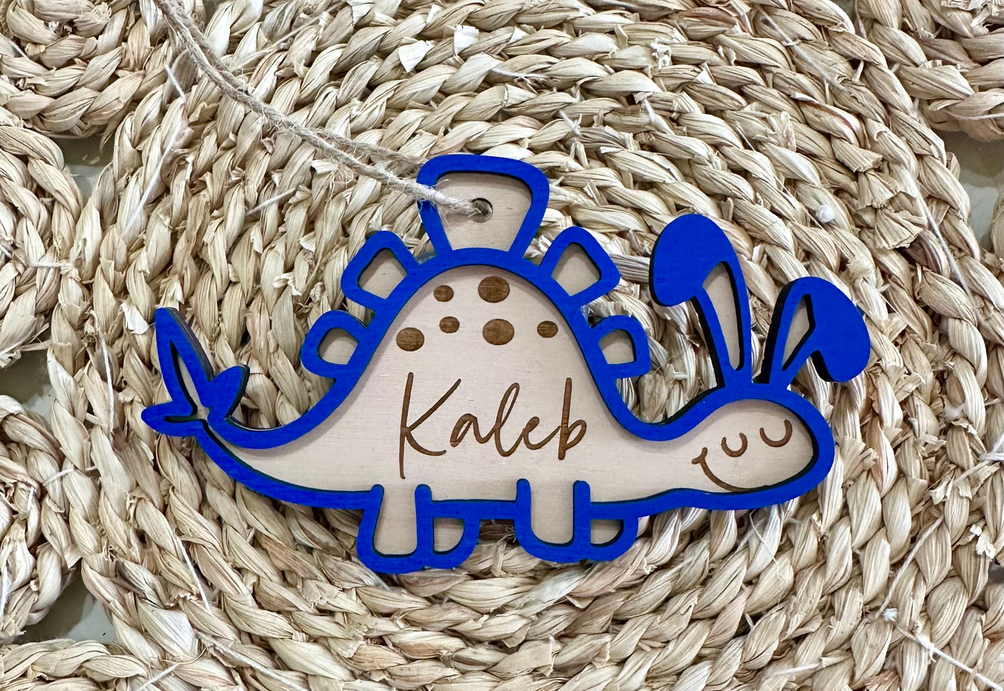 Dino Easter Basket Tag