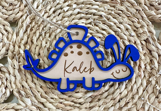 Dino Easter Basket Tag