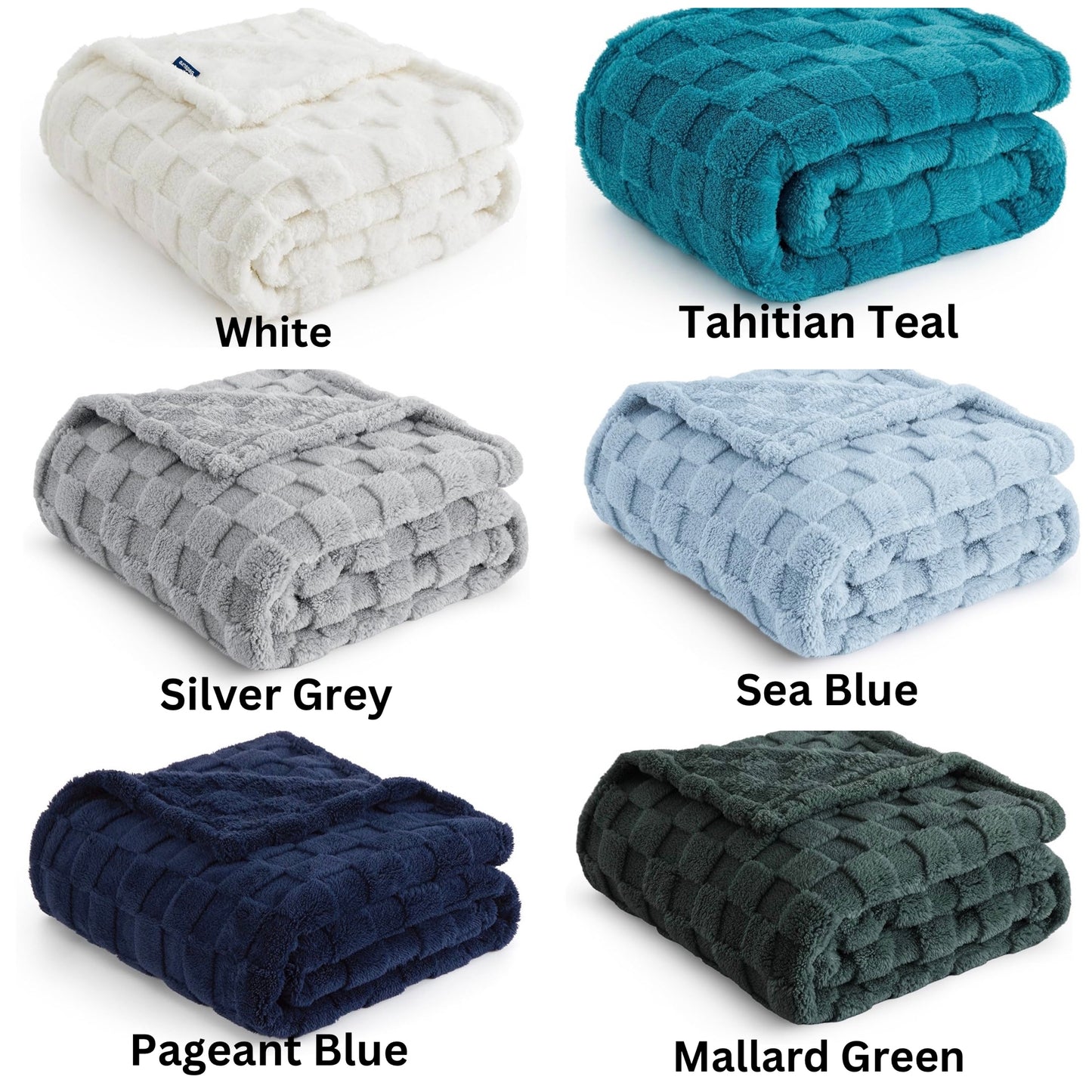 Personalized Leather Tag Blanket