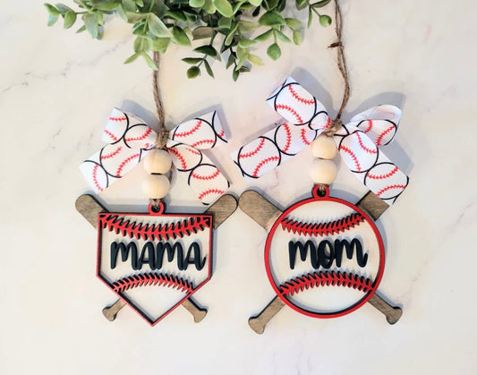 Baseball Car Charm