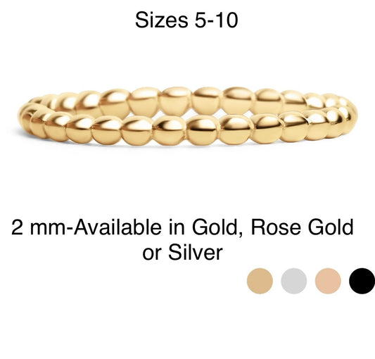 Accent Band (Gold, Silver, Rose Gold, Black)
