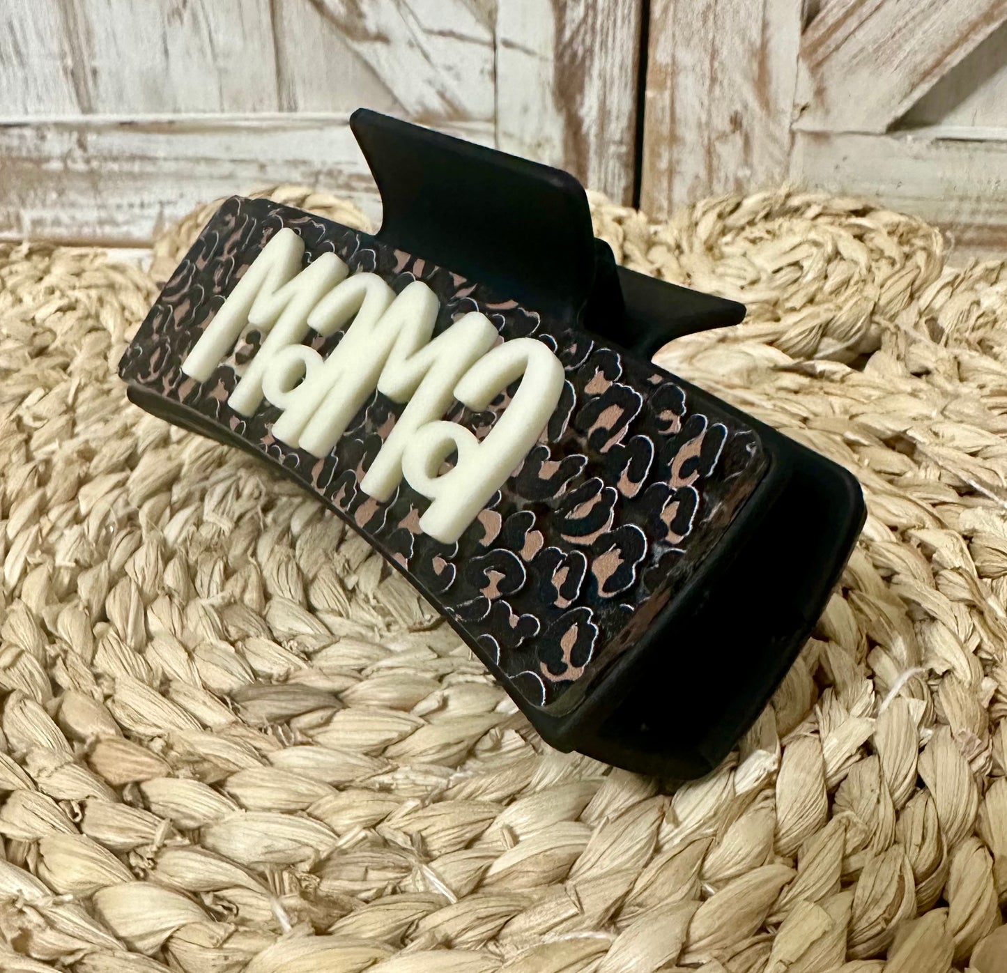 Custom Leopard Claw Clip-Large