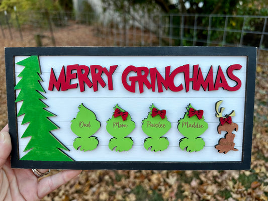 Family Grinch Sign