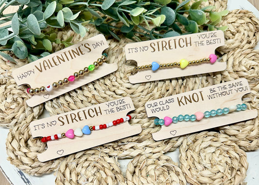 Bracelet Valentine Cards