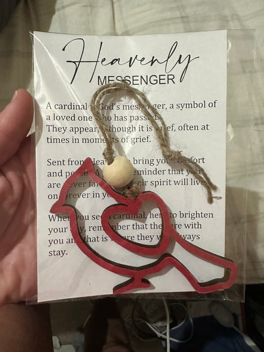Heavenly Messenger Cardinal Ornament