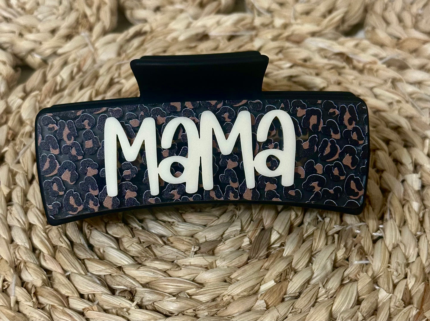 Custom Leopard Claw Clip-Large