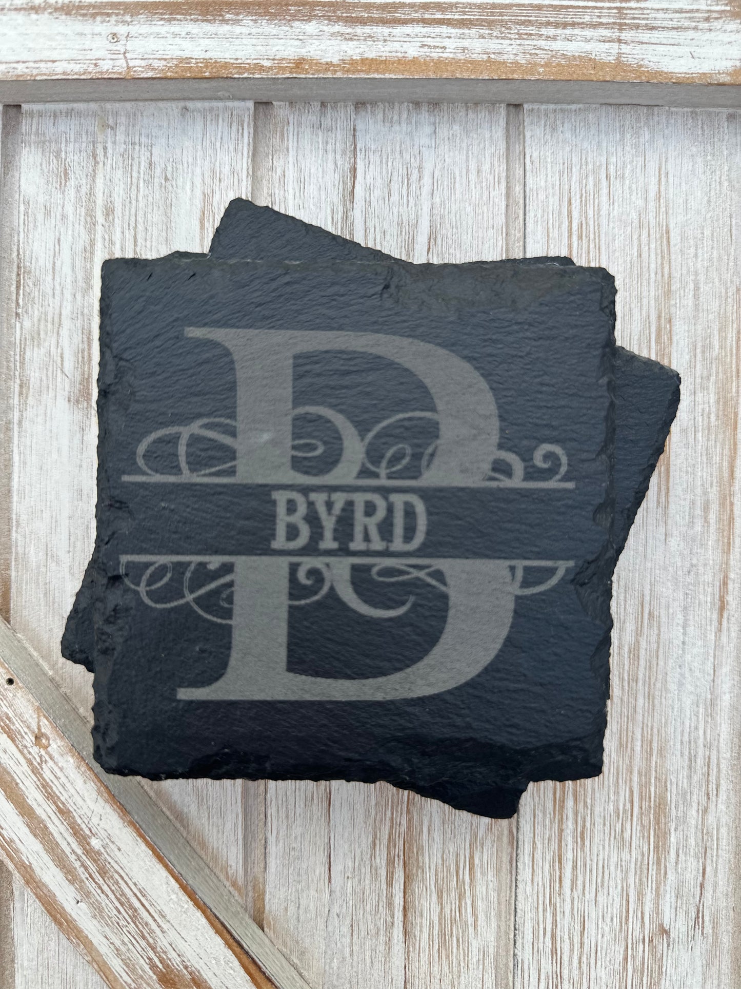Custom Engraved Slate Coasters