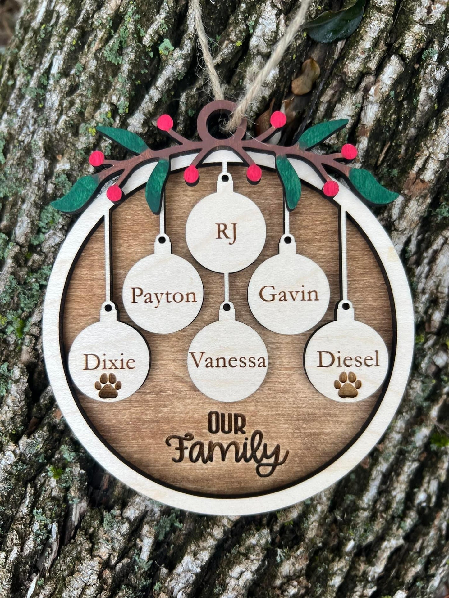 Custom Family Ornament